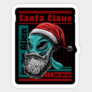 Santa Claus is an Alien Sticker